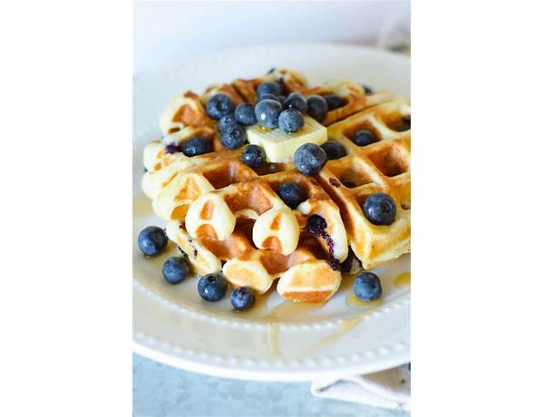 Gluten free waffles blueberry food facts