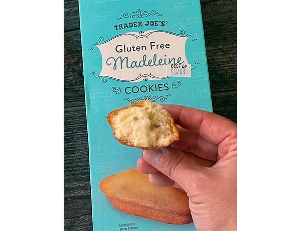 Gluten-free madeleine cookies food facts