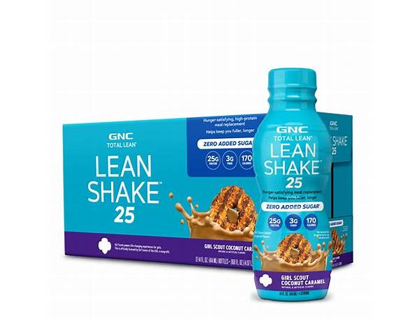 Gnc total lean shake food facts