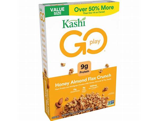 Go honey almond flax crunch breakfast cereal nutrition facts