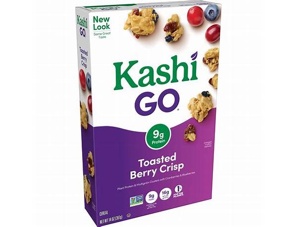 Go toasted berry crisp cereal vegan food facts