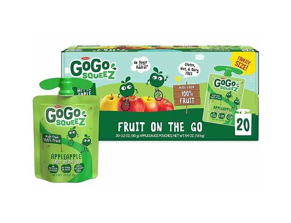 Gogo squeez food facts