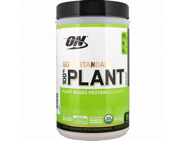 Gold standard 100% plant protein ingredients