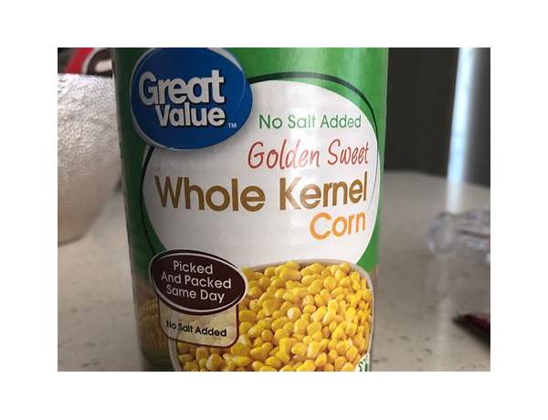 Golden corn whole kernel food facts