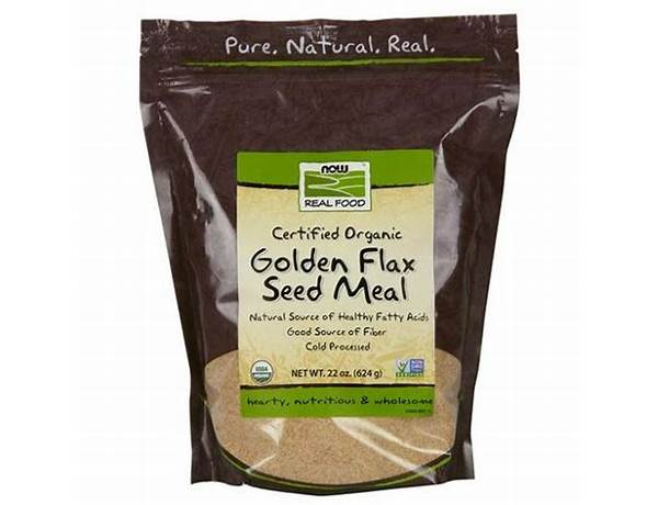 Golden flaxseed meal food facts