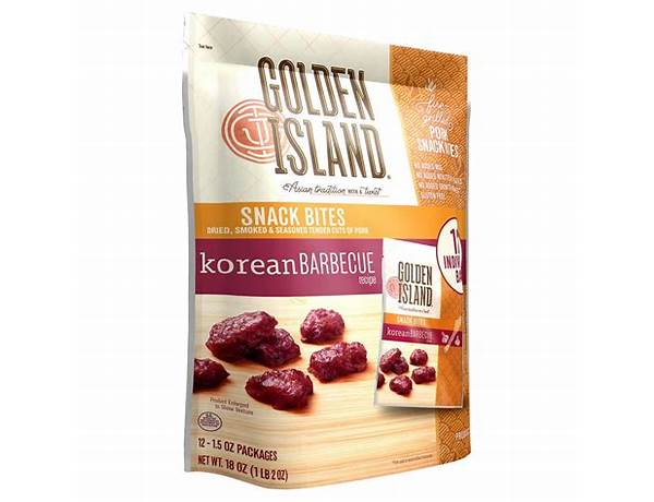 Golden island korean barbecue snack bites nutrition facts