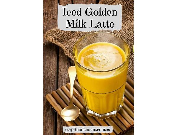 Golden milk latte food facts