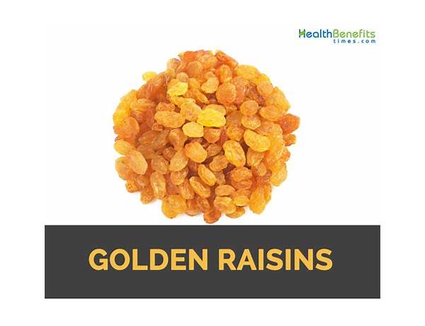Golden raisins food facts