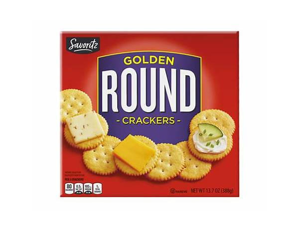 Golden round crackers food facts