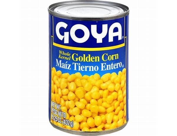 Golden sweet whole kernel corn goya food facts