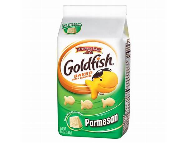 Goldfish baked snack crackers, parmesan food facts
