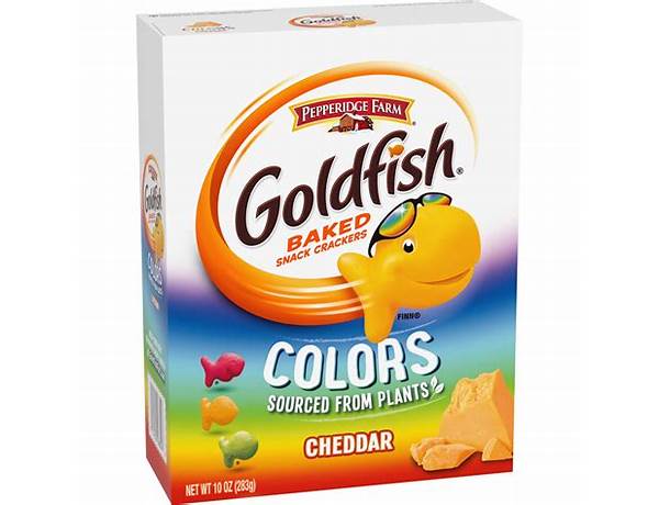 Goldfish colors cheddar food facts