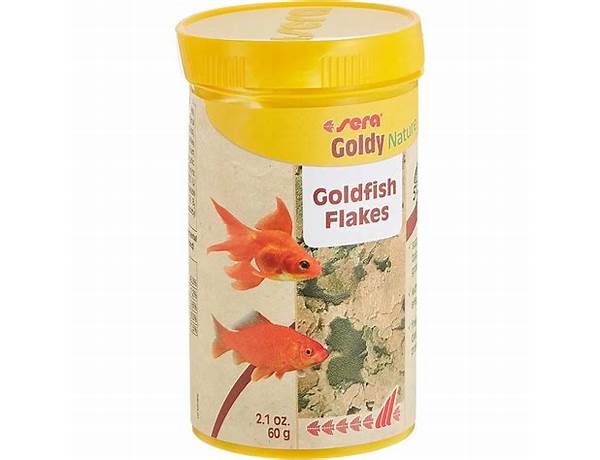 Goldy nature goldfish flakes food facts