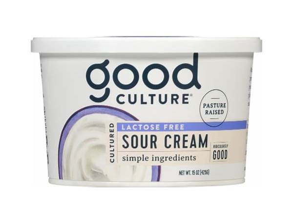 Good culture sour cream food facts
