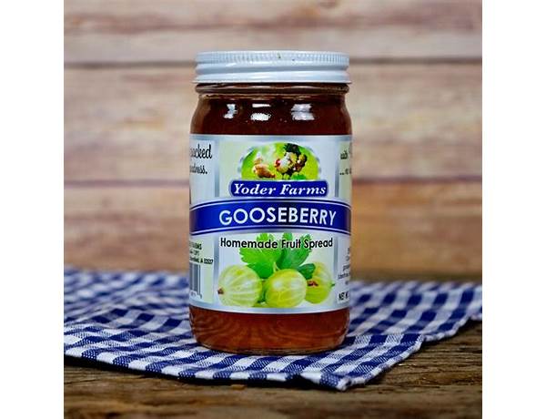 Gooseberry fruit spread ingredients