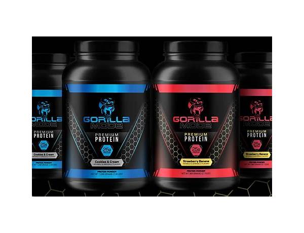 Gorilla mode protein power (cc) food facts