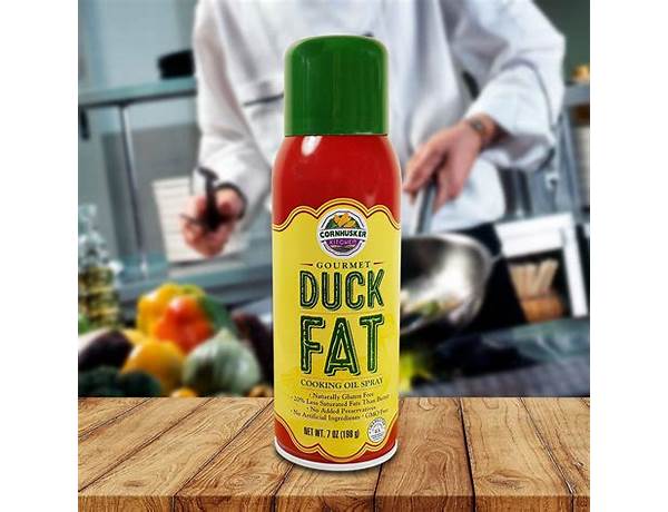 Gourmet duck fat food facts