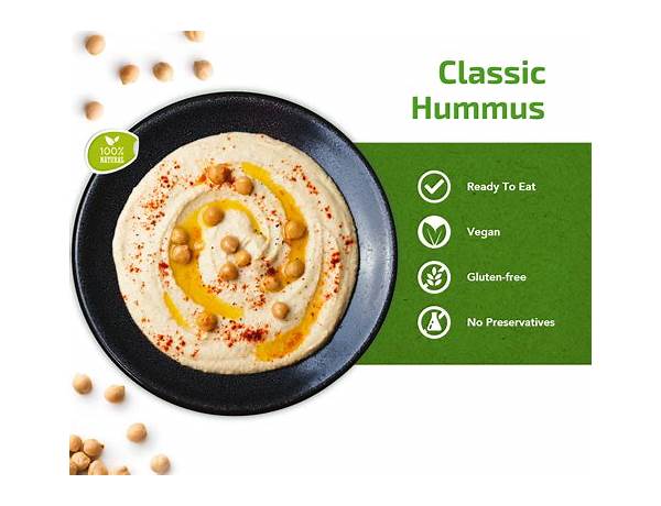 Gourmet hummus food facts