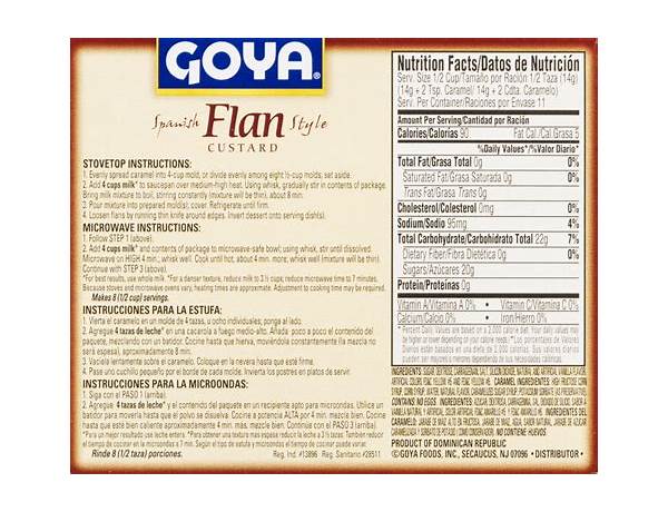 Goya ingredients