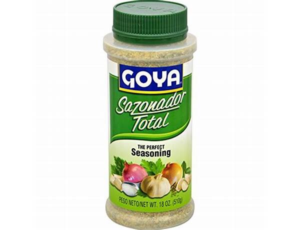 Goya sazonador total food facts