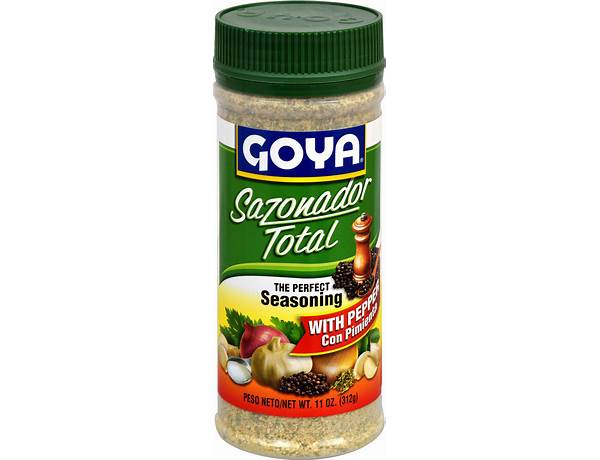 Goya sazonador total ingredients