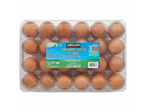 Grade aa large cage free white eggs food facts
