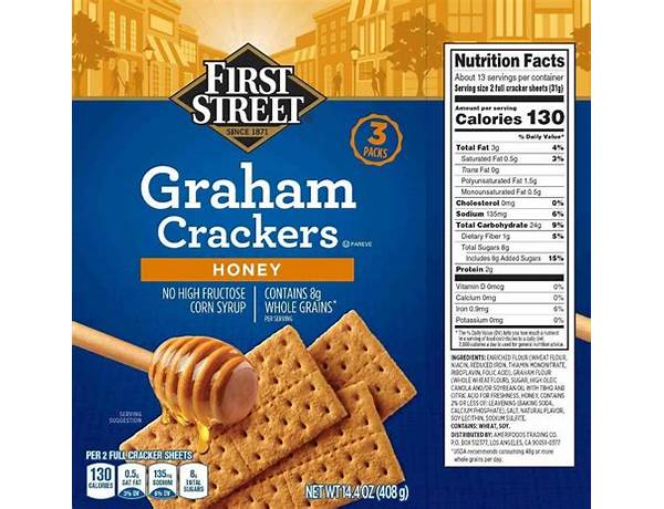 Graham crackers food facts