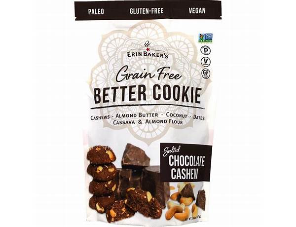 Grain free better cookie food facts