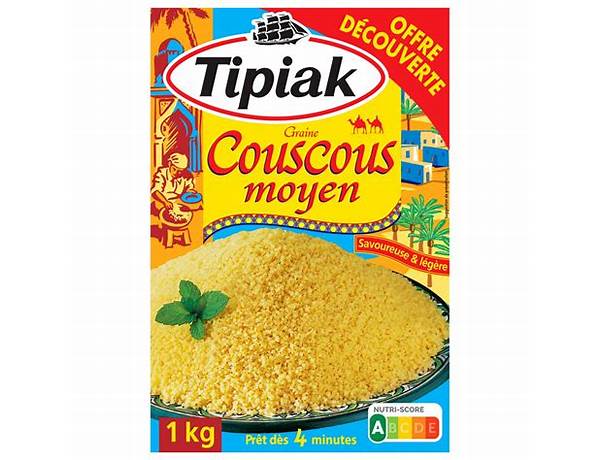 Graines de couscous (moyen) food facts