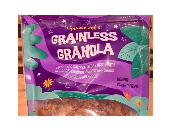 Grainless granola food facts