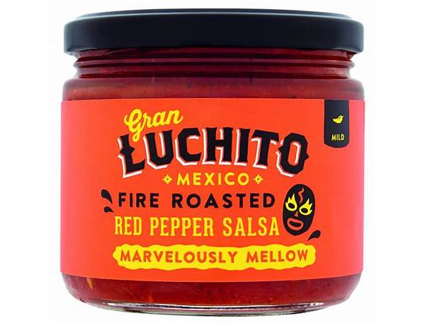 Gran luchito fire roasted red pepper salsa food facts