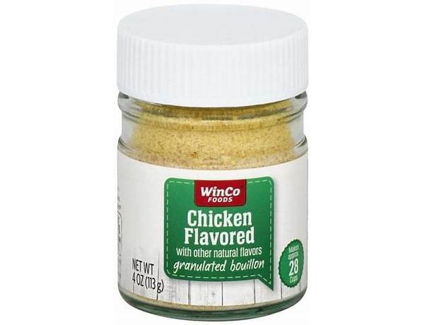 Granulats chicken flavor food facts