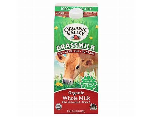 Grass fed whole milk food facts