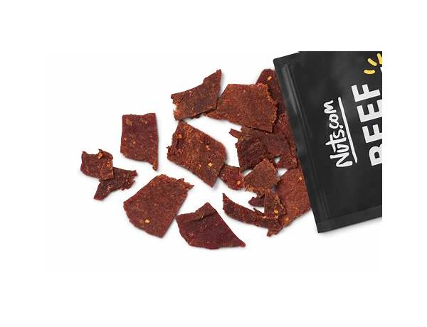 Grass-fed beef jerky chips spicy ingredients