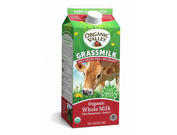 Grassmilk organic whole milk food facts