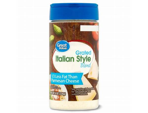 Grated italian blend food facts