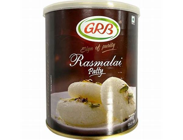 Grb rasmalai patty food facts