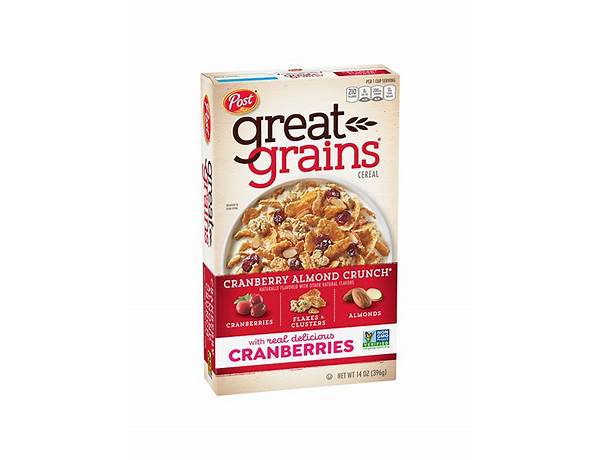 Great grains cereal ingredients
