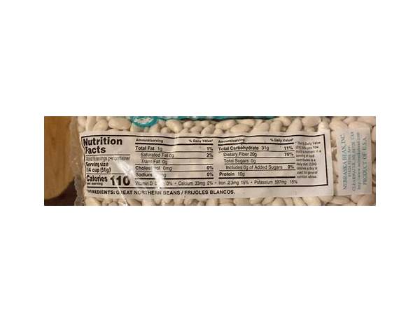 Great northern beans nutrition facts