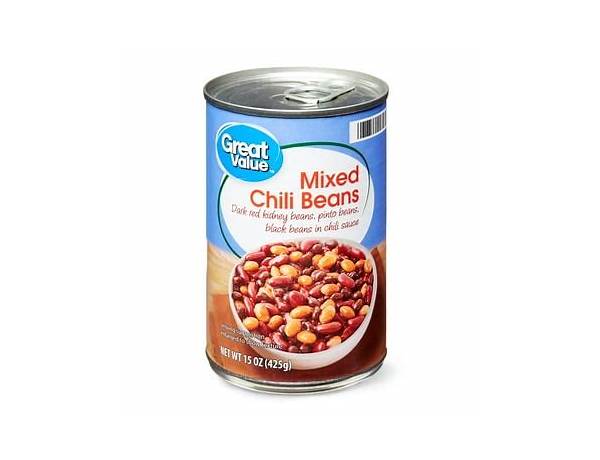 Great value mixed chili beans nutrition facts