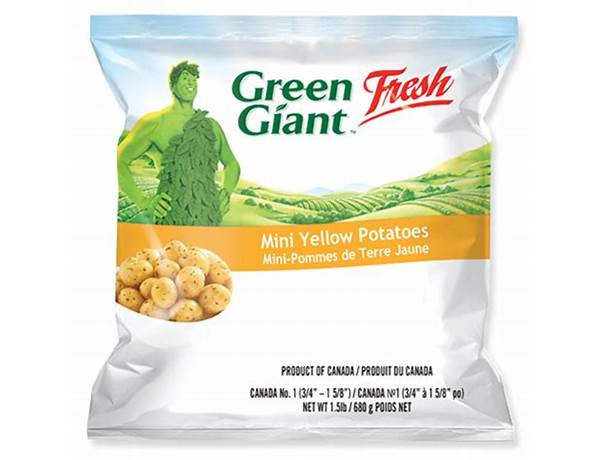 Green giant fresh mini yellow potatoes nutrition facts