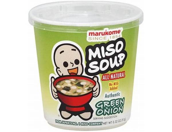 Green onion miso food facts