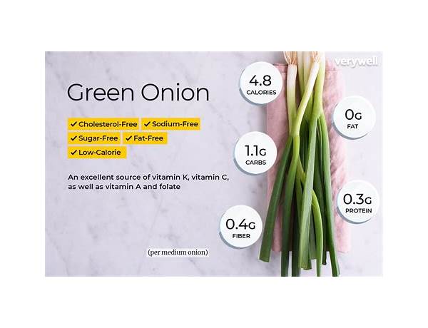 Green onions nutrition facts