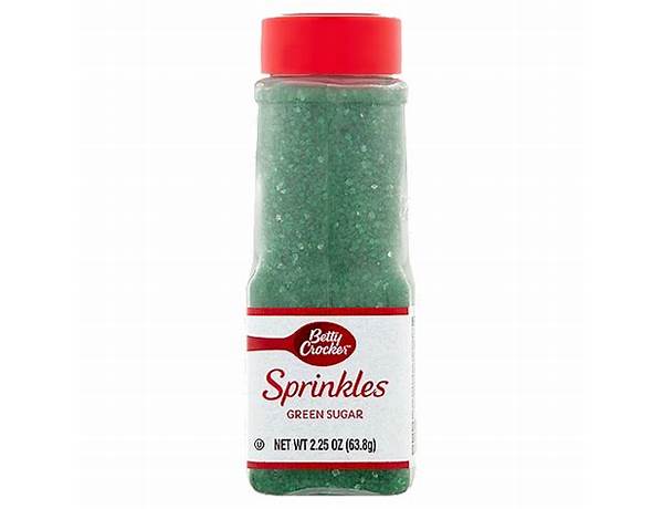 Green sugar sprinkles food facts