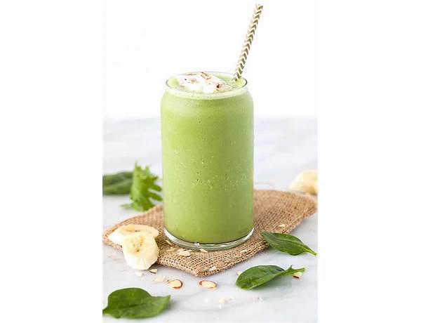 Green tea smoothie mix food facts