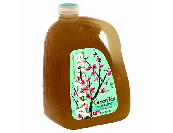 Green tea with ginseng & honey food facts