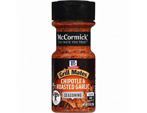 Grill mates chipotle roasted garlic seasoning nutrition facts