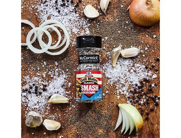 Grill mates classic smash seasoning food facts