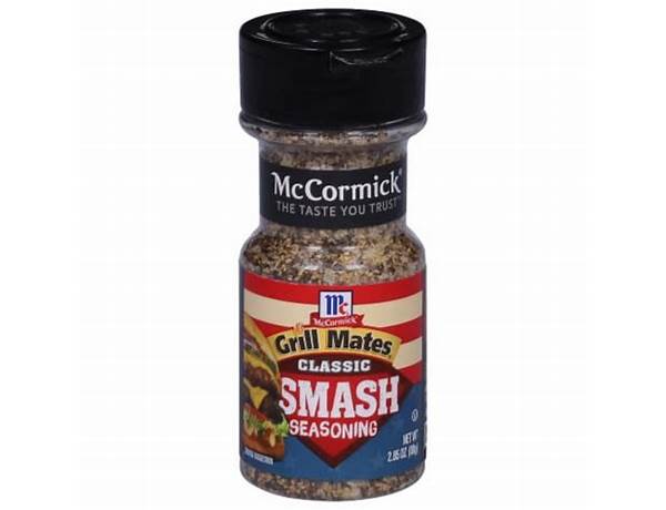 Grill mates classic smash seasoning nutrition facts