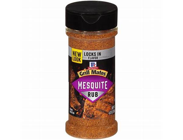 Grill mates mesquite rub food facts